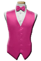 Tux Rentals Bow Tie Pink Vest